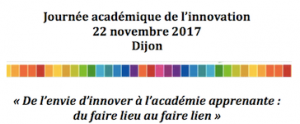Journée de l’innovation – Dijon – 22 novembre 2017