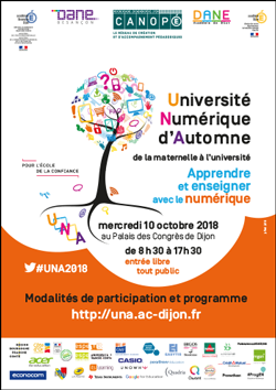 Université Numérique d’Automne – Mercredi 10 octobre 2018 – Dijon
